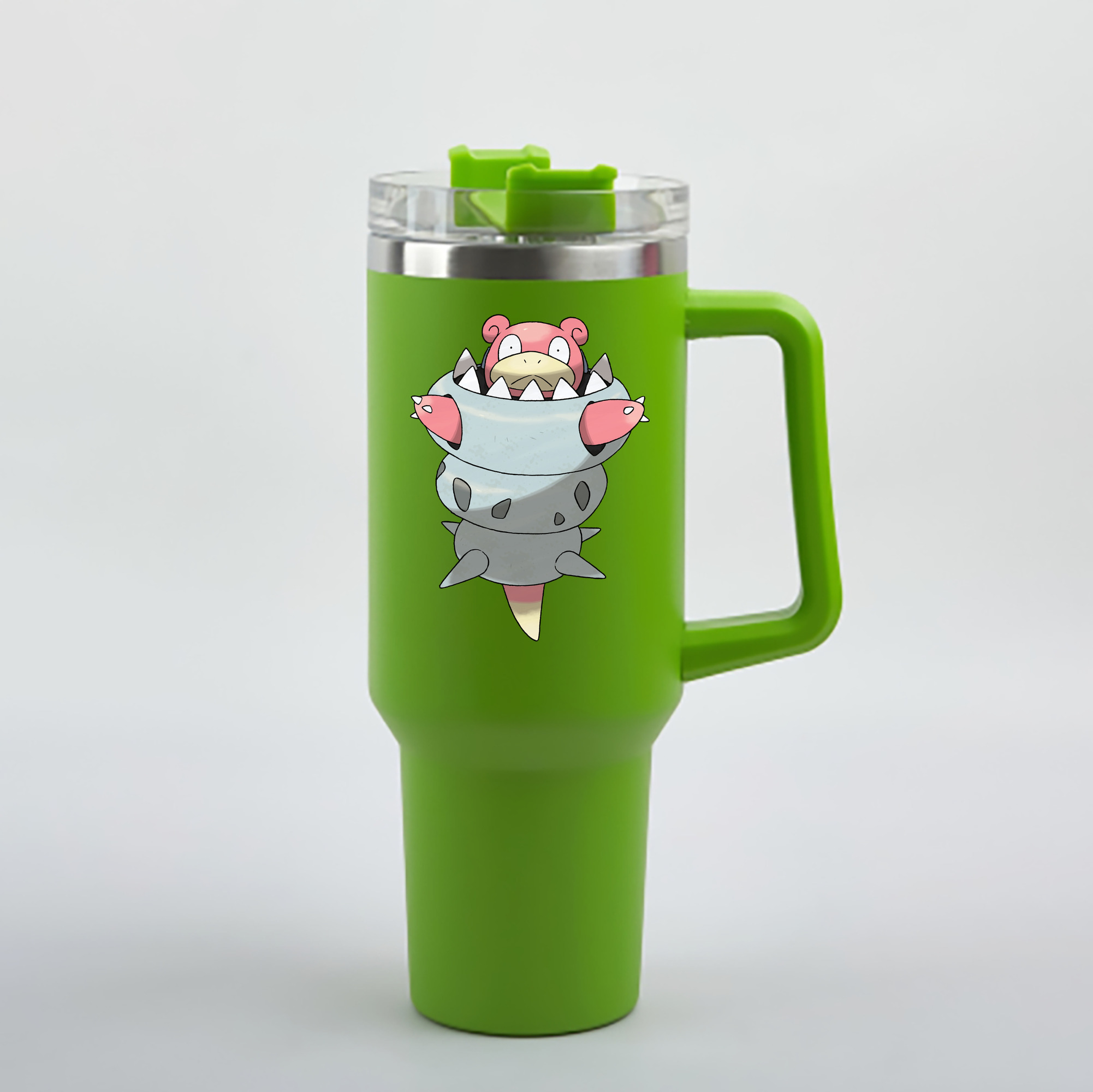（画像用） ポケットモンスター Pokémon 1200mL車用タンブラー - クリスタルステッカー（プラスチックストロー付き）